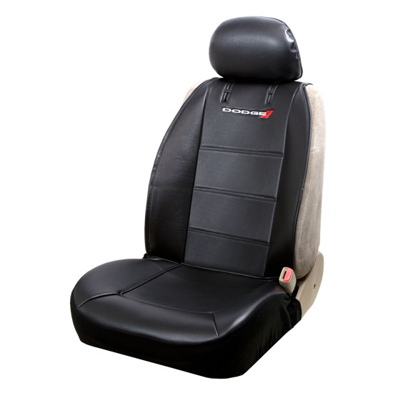 "Dodge" Logo Sideless Vinyl Seat Cover